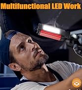 portable light led work light flashlight tools for mechanics magnetic light rechargeable work light
