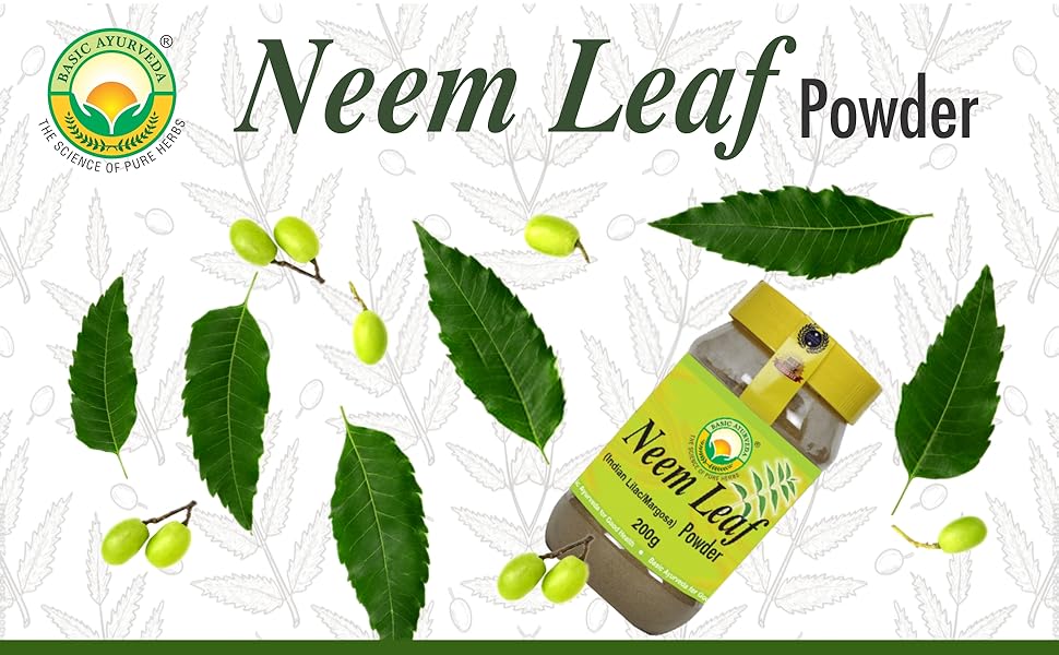 Basic Ayurveda Neem Leaf Powder (200 Gram) Amazon.in Health