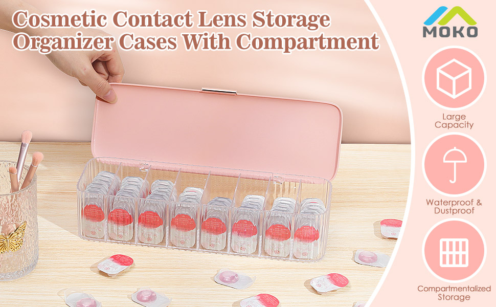 Cosmetic Contact Lens Storage Organizer