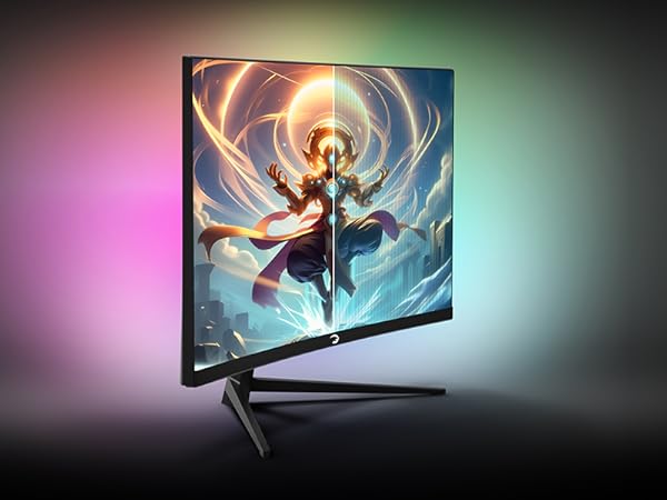 Amazon.com: GAMEPOWER T40 23.6 Inch Curved Gaming Monitor