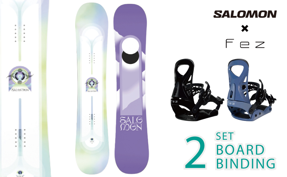 Amazon | 2024 SALOMON LOTUS & FEZ BINDING (138cm×Midnight