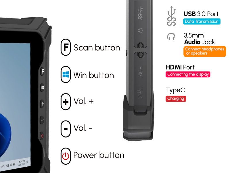 rugged tablet N80 