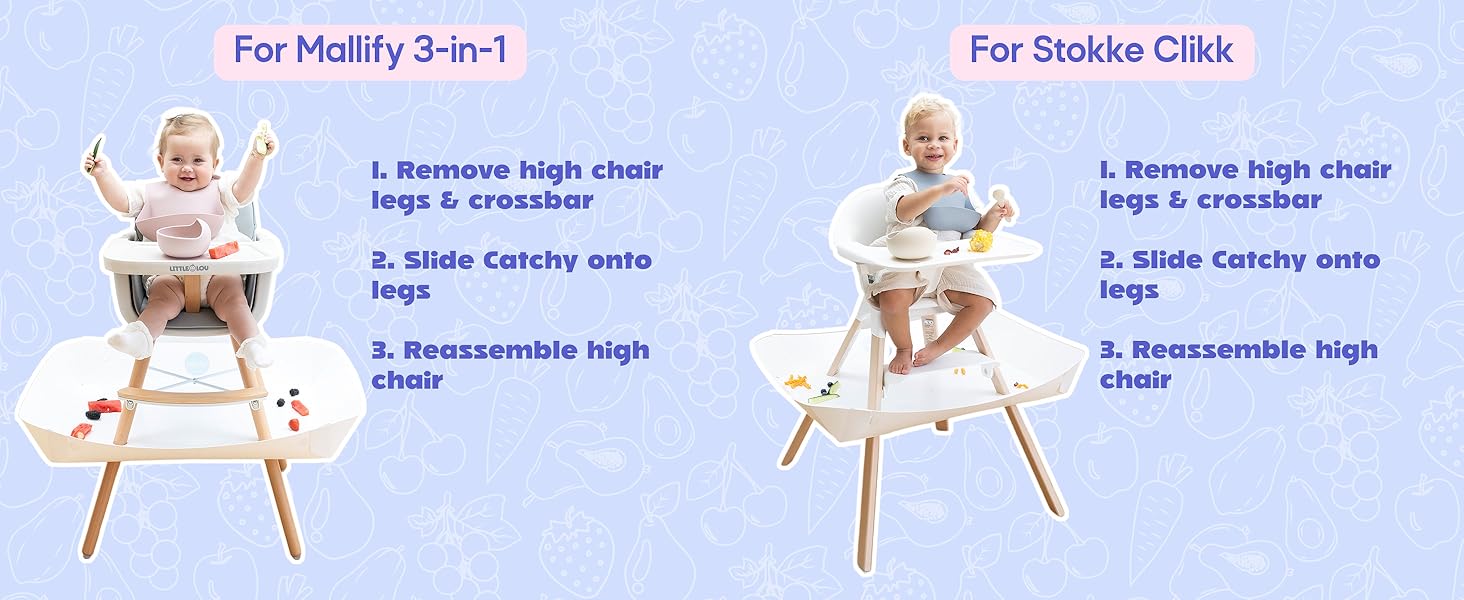 high chair catchy A+