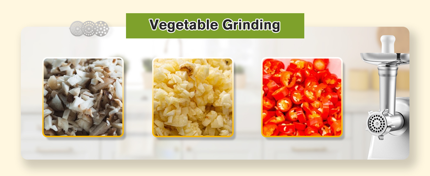 vegetable grinding