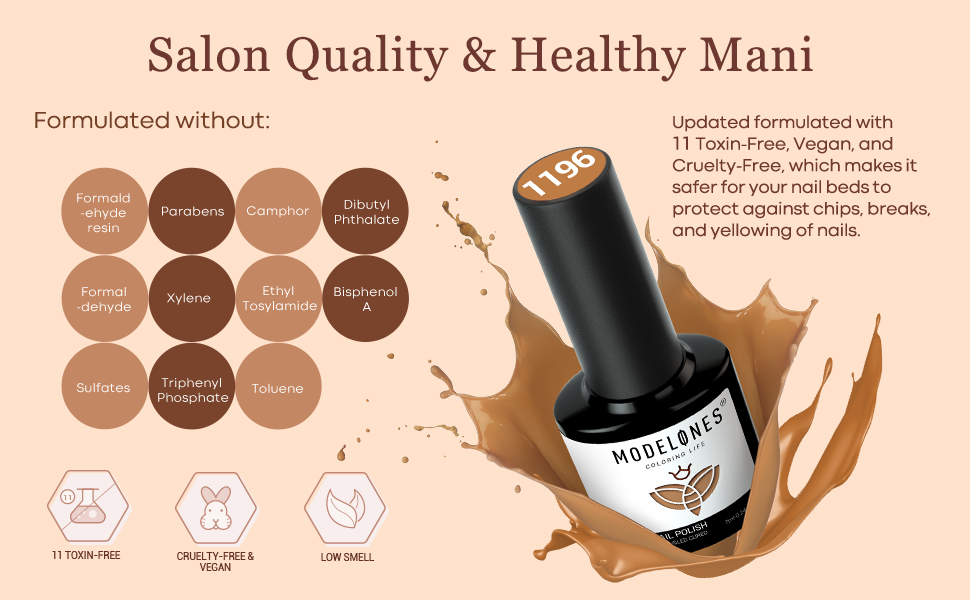 healthy non toxic gel nail polish set