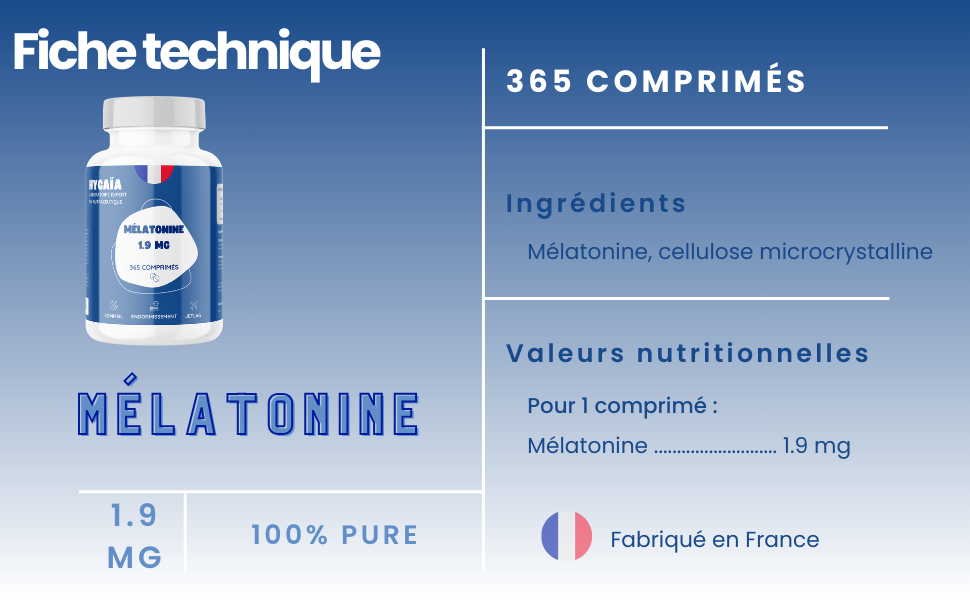 arkorelax sommeil fort 8h zzzquil serotonine mélatonine 2mg melisse compléments alimentaires