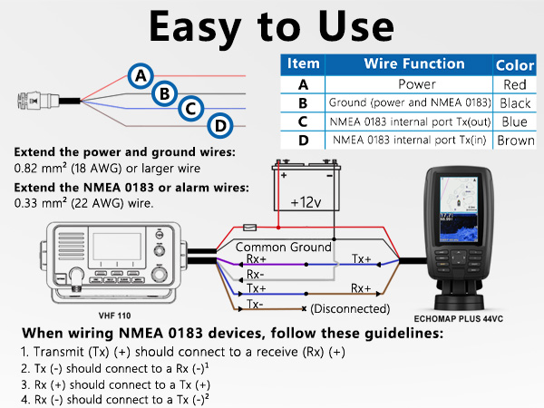 Garmin Cable Yourour 010-12199-04 Power/Data Cable Quick Connect