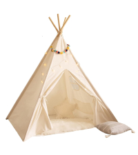 playvibe teepee tent, kid tent indoor, kids teepee tent with lights, childrens teepee, kids tipi