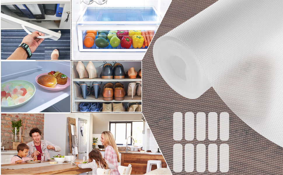 Kitchen Cupboard Liner for Kitchen 30cm×500cm Clear Shelf