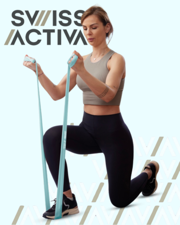 Swiss Activa+ 3lb Dumbbell Set of 2 for Women - Home Gym Workout Equipment+ best at home workout equipment and strength training equipment with Comfort Grip Handles. 17 workout bands resistance bands SwissActiva+ exercise fitness strength training home workouts