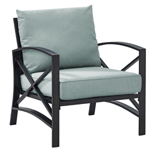 Kaplan Outdoor Metal Armchairs