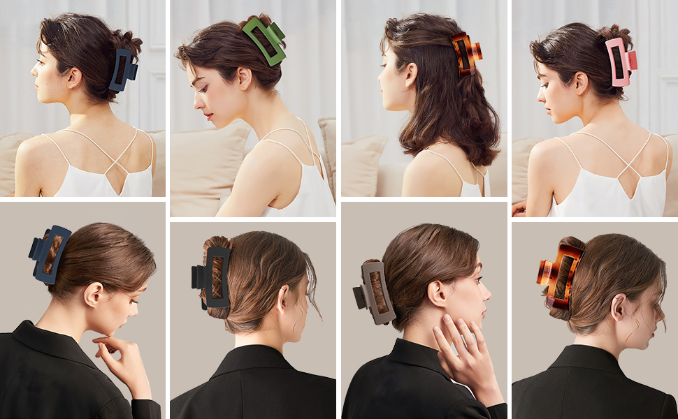 large hair claw clips