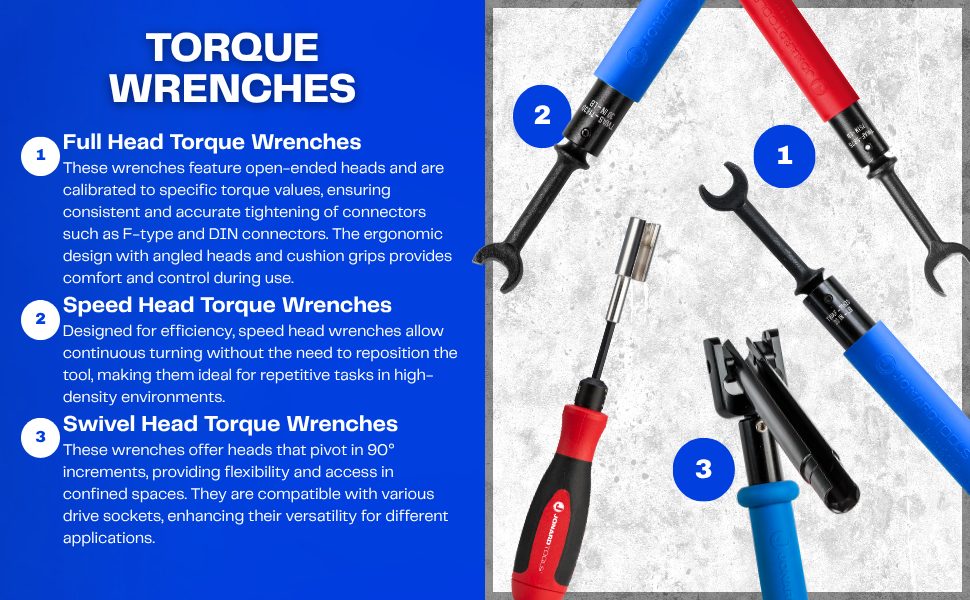 Jonard Tools TWAF-1220, Full Head Torque Wrench, 1/2