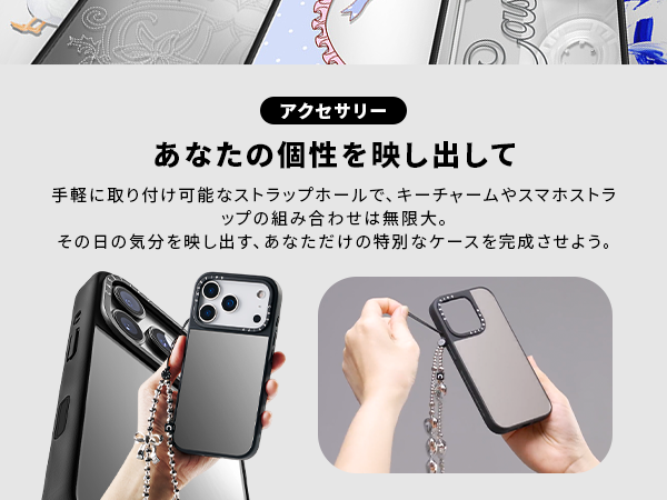 casetify iPhone17pro ミラーケース新品 Amazon.co.jp: CASETiFY ミラー iPhone 17 Pro ケース [鏡面