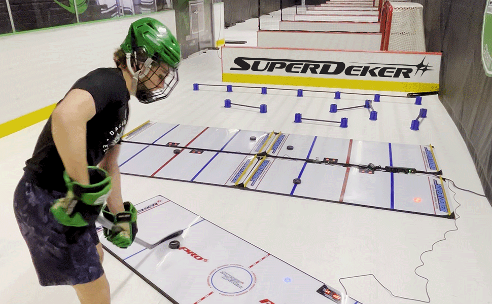 SuperDekerPRO Advanced Ice Hockey Training System Real