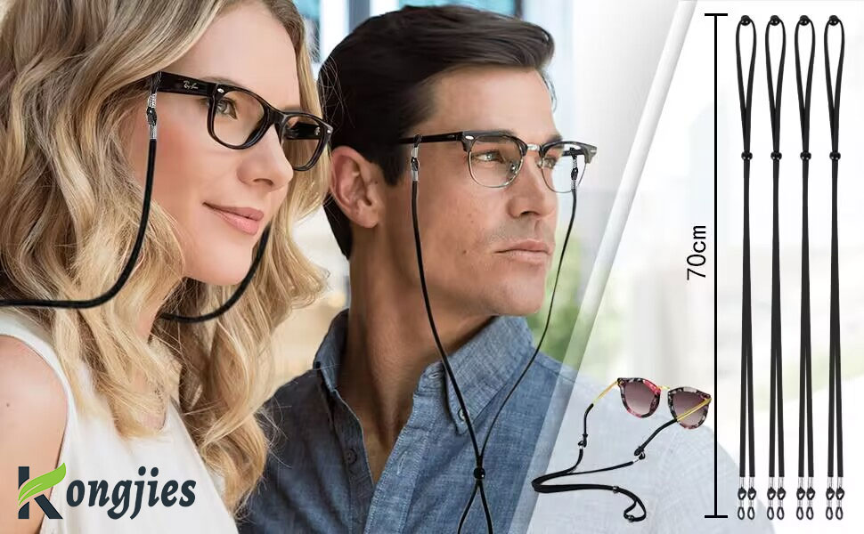 Eyeglass Straps Chain, 4pcs Eyeglass Straps Cord, Glasses Cord Lanyard