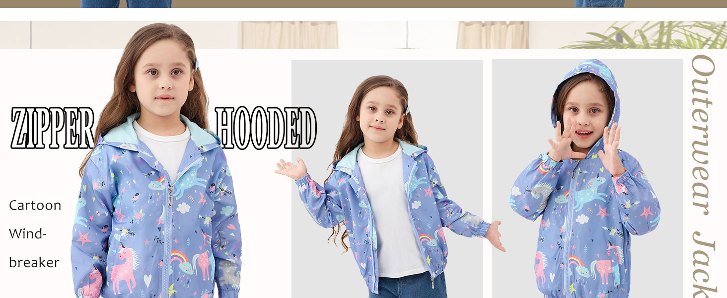 Zipper Hooded Jackets Coat