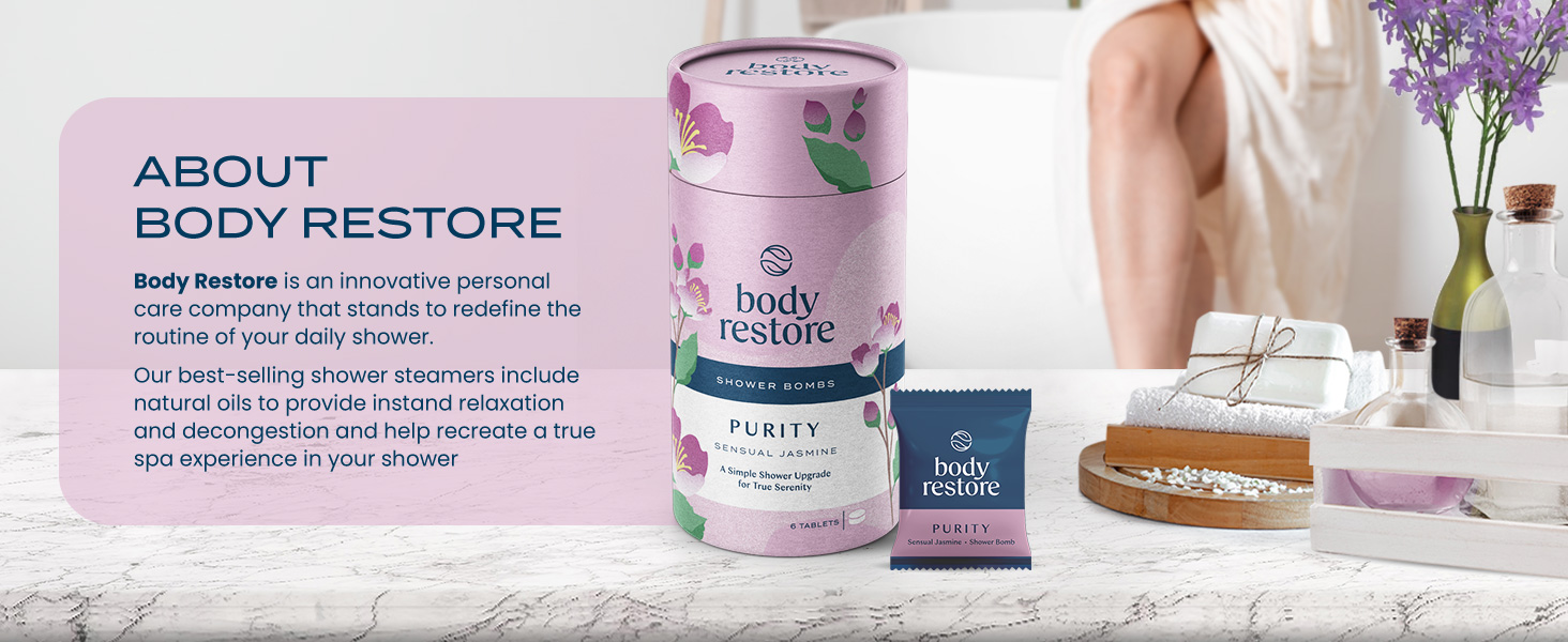 Body Restore Shower Steamers Aromatherapy 6 Packs Mothers