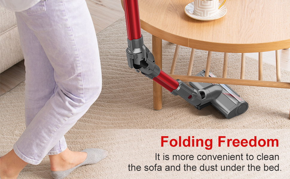 Foldable Cordless Stick Vacuum Cleaner