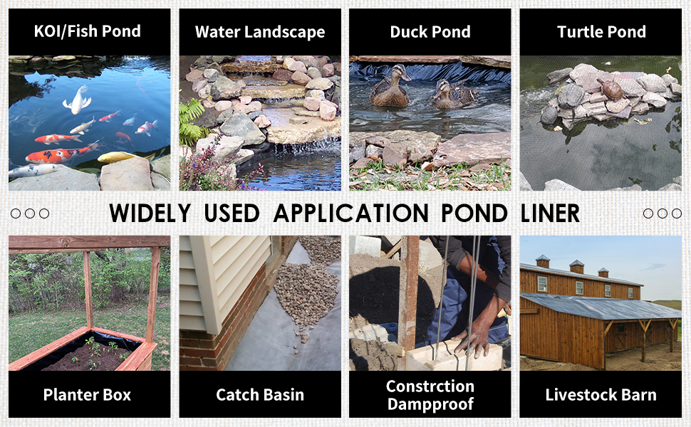 hdpe POND LINER 20MIL