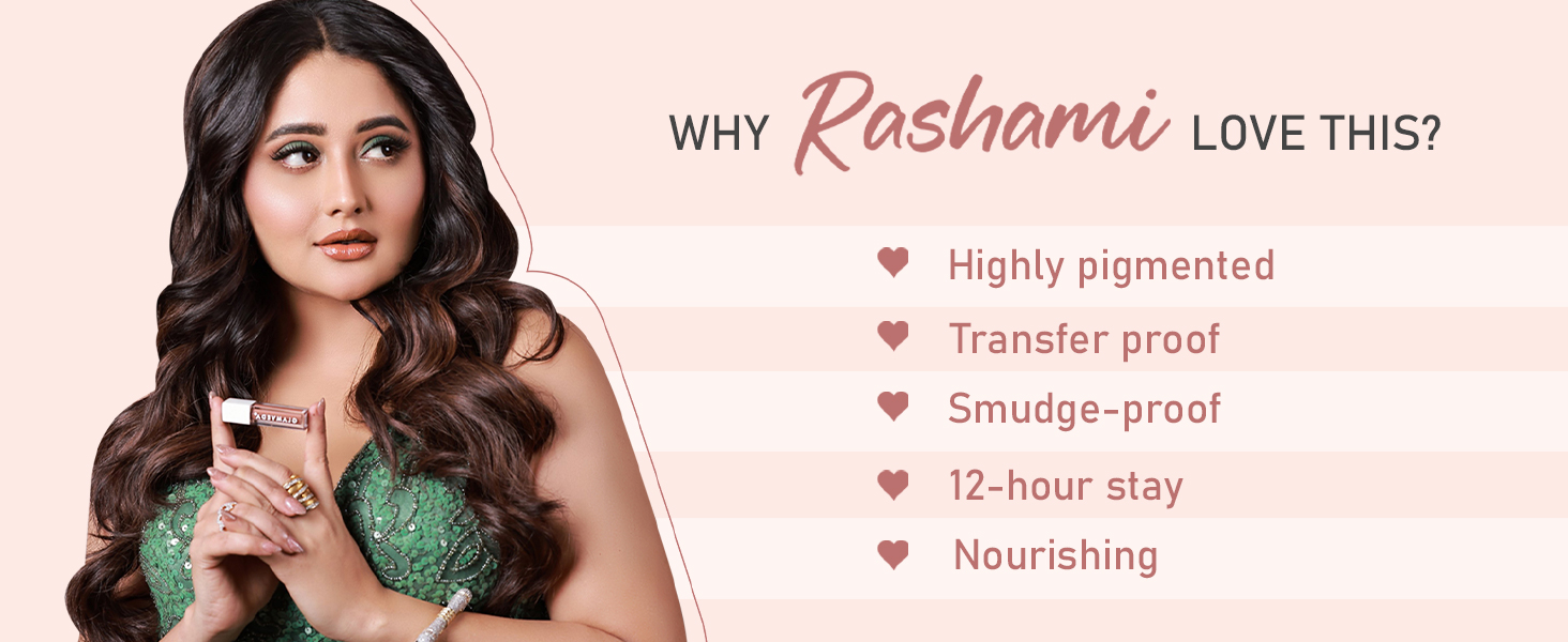 Glamveda X Rashami Desai Mini Liquid Lipstick