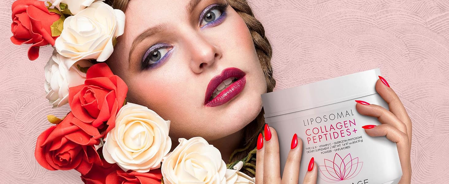 multi collagen peptides, skin collagen liposomal powder, codeage