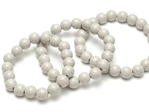 Amazon | [OVER-9] 北投石 ブレスレット 本物保証 台湾 原石