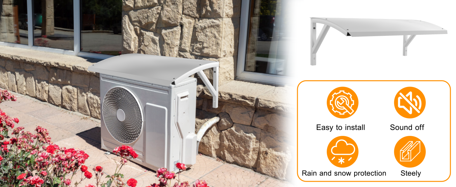 Amazon.com : Air Conditioner Cover Outdoor AC Units Protection, Patio ...