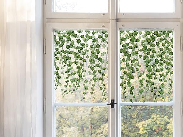 Amazon.com: Flortlias Transparent Leaf Window Sticker