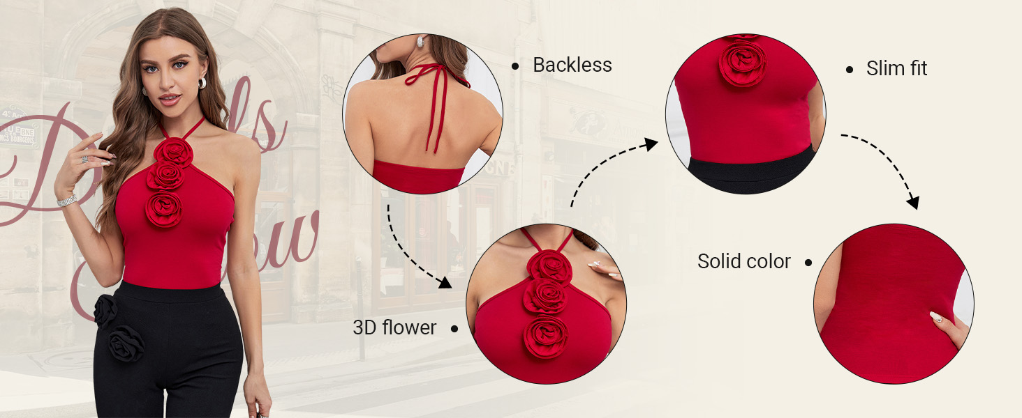 women floral cami top