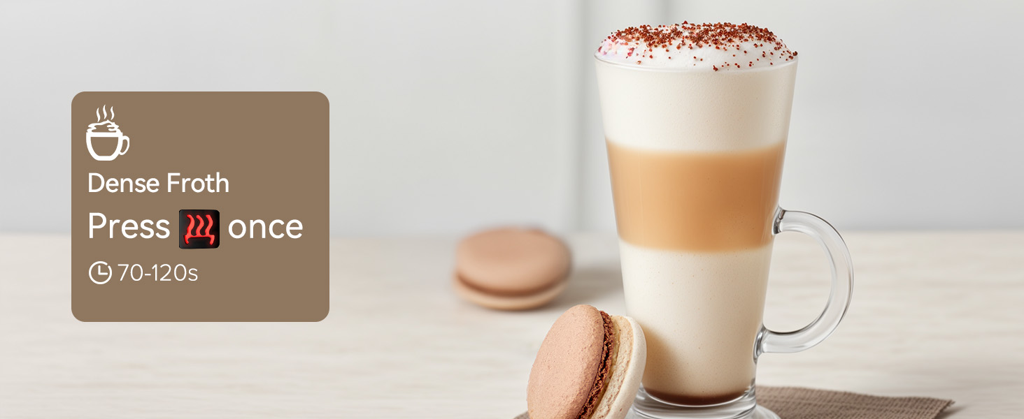 hot and cold milk frother