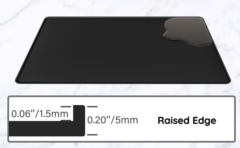 Gartful Silicone Mat for Kitchen Counter, 28" x 20" x 0.06