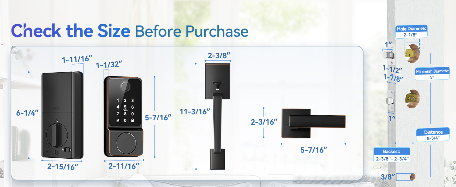 front door keypad lock