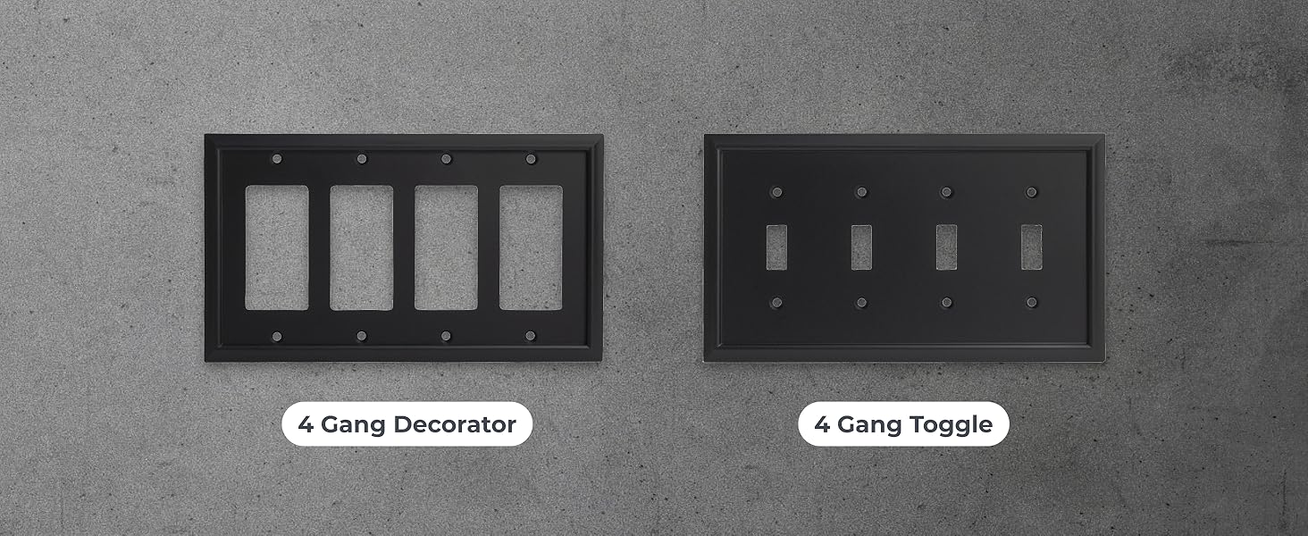 4 Gang Outlet Covers