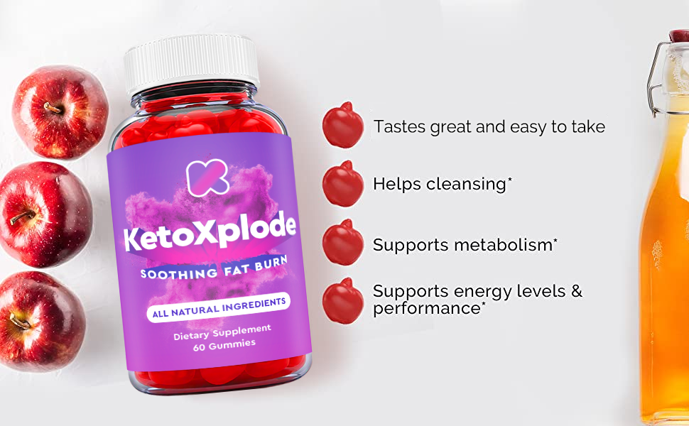 (2 Pack) KetoXplode Gummies KetoXplode ACV Gummies, Keto