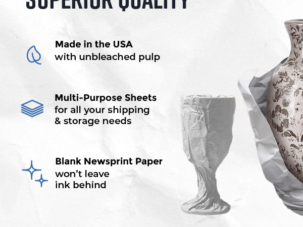 Newsprint Packing Paper - Protect Your Items -9 Newsprint Packing Paper - Protect Your Items -9