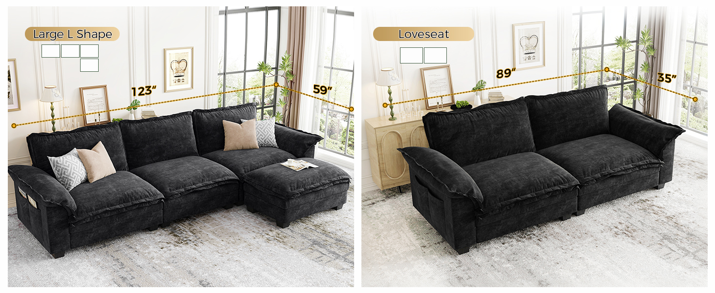 KKL Modular Sectional Sofa4.1