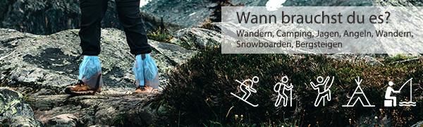 gamaschen wasserdicht wandern fahrrad regengamaschen stulpen herren regenstulpen damen 