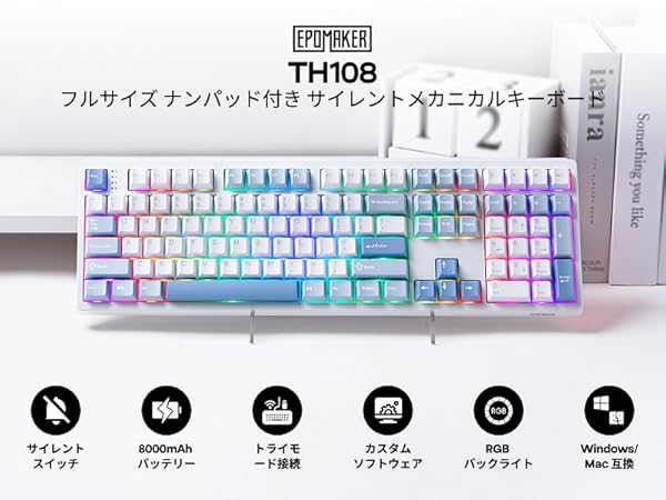 Amazon | EPOMAKER Ajazz AK820 Pro 75%ゲーミングキーボード