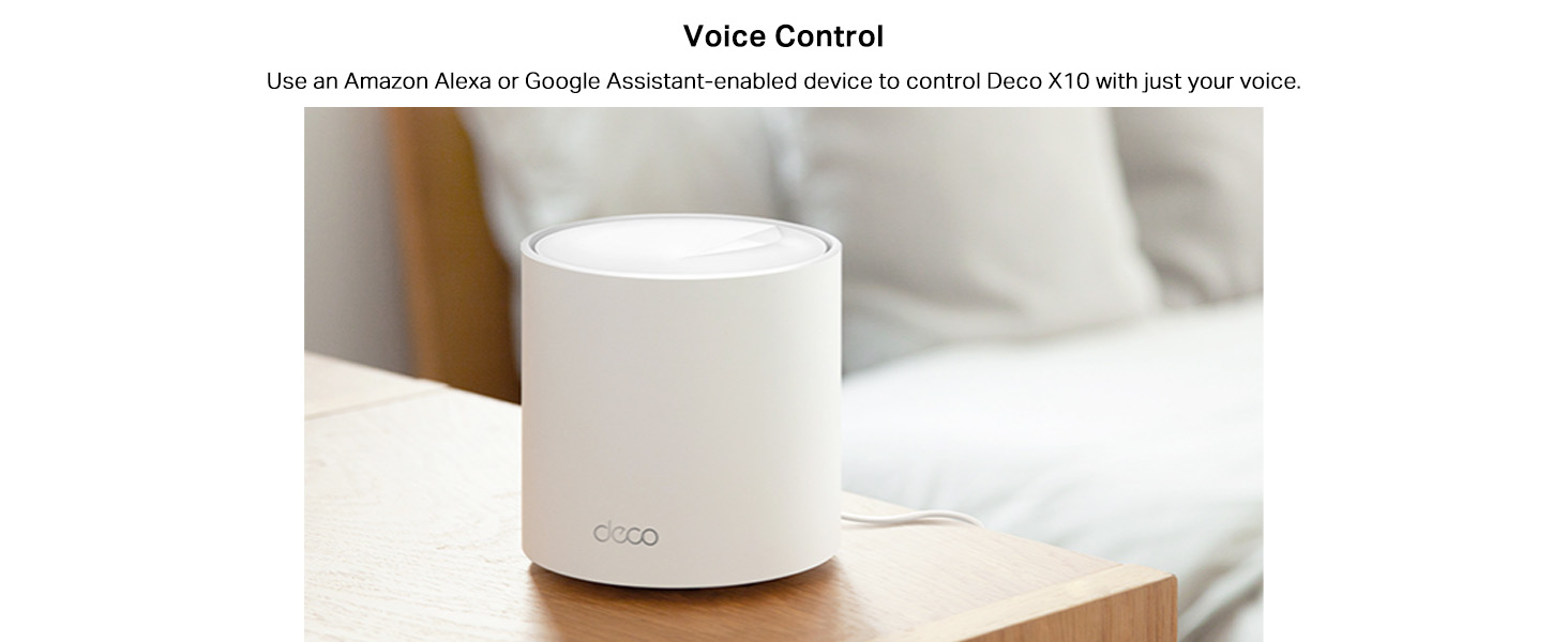Deco X10 AX1500 Whole Home Mesh Wi-Fi 6 System