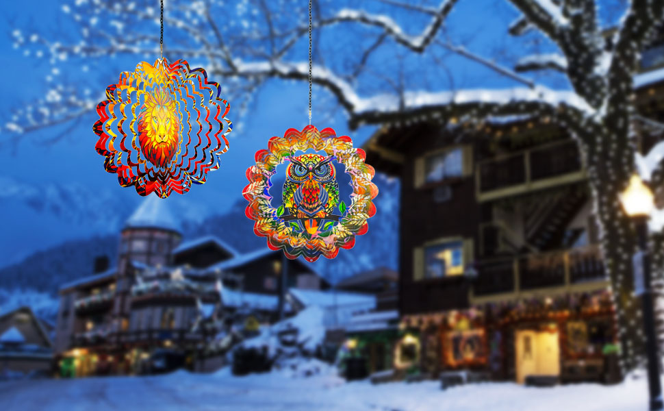 3D Hanging Wind Spinner Outdoor
