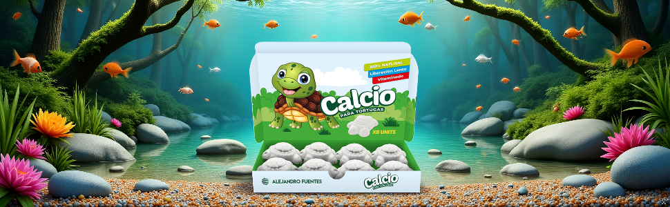 Ein Schildkrötenbecken mit klarem Wasser und einer auf einem Stein sitzenden Schildkröte, umgeben von v