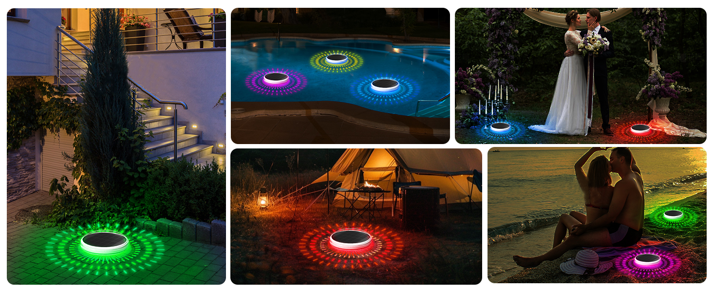 solar lloating pool lights