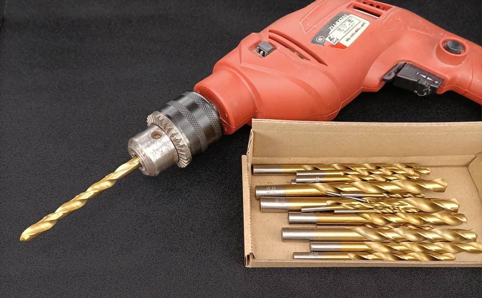 19pc twist drill bits