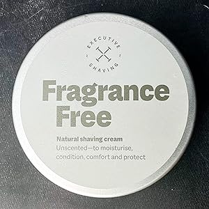 executive shaving fragrance free shaving cream