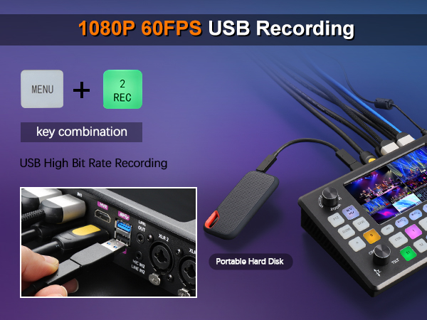 FoMaKo Video Mixer Switcher