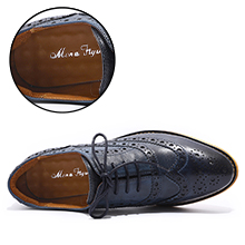 damen brogue schnürhalbschuhe