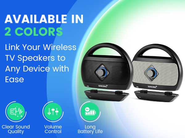 Amazon.com: Portable Wireless TV Speakers - Ideal for TV
