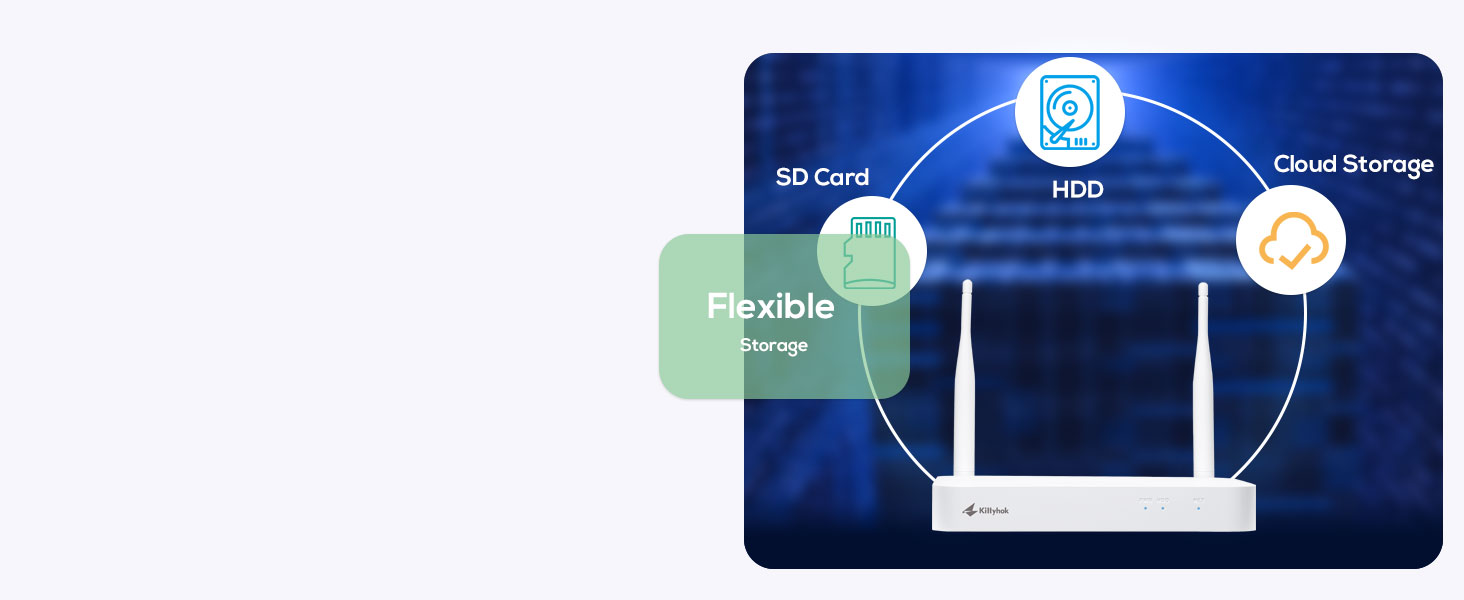 wireless security camera system with hdd