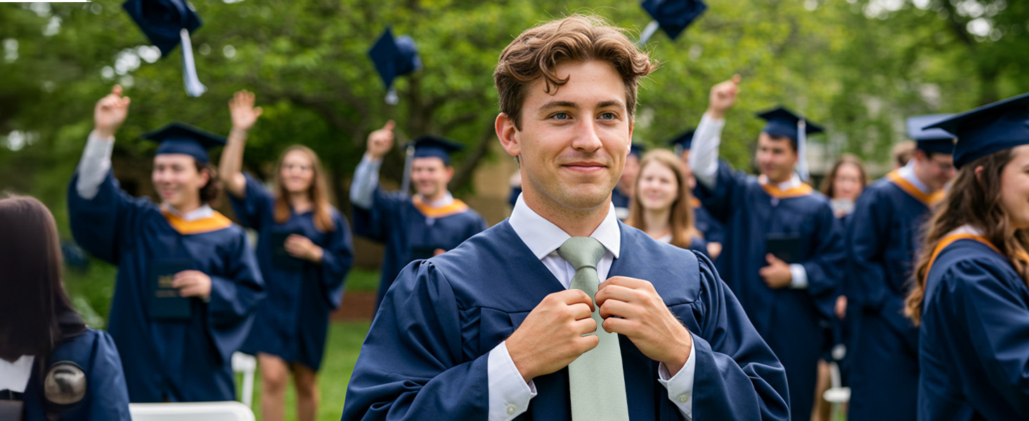 graduation ceremony tie